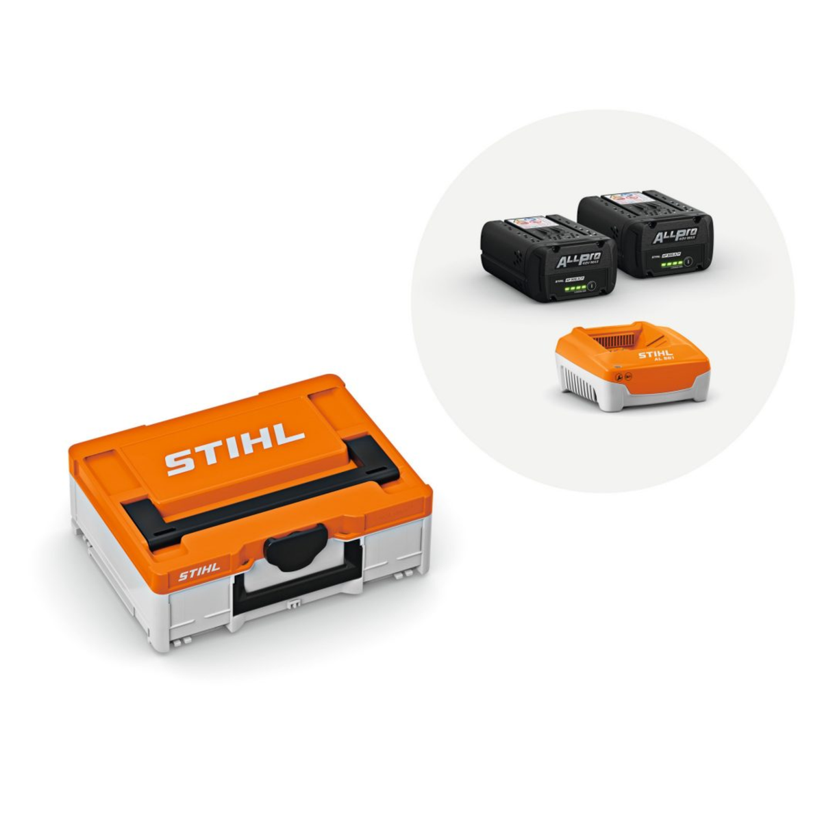 Pack Stihl 2 batteries AP 300.0 P (C) + chargeur AL 501 Stihl