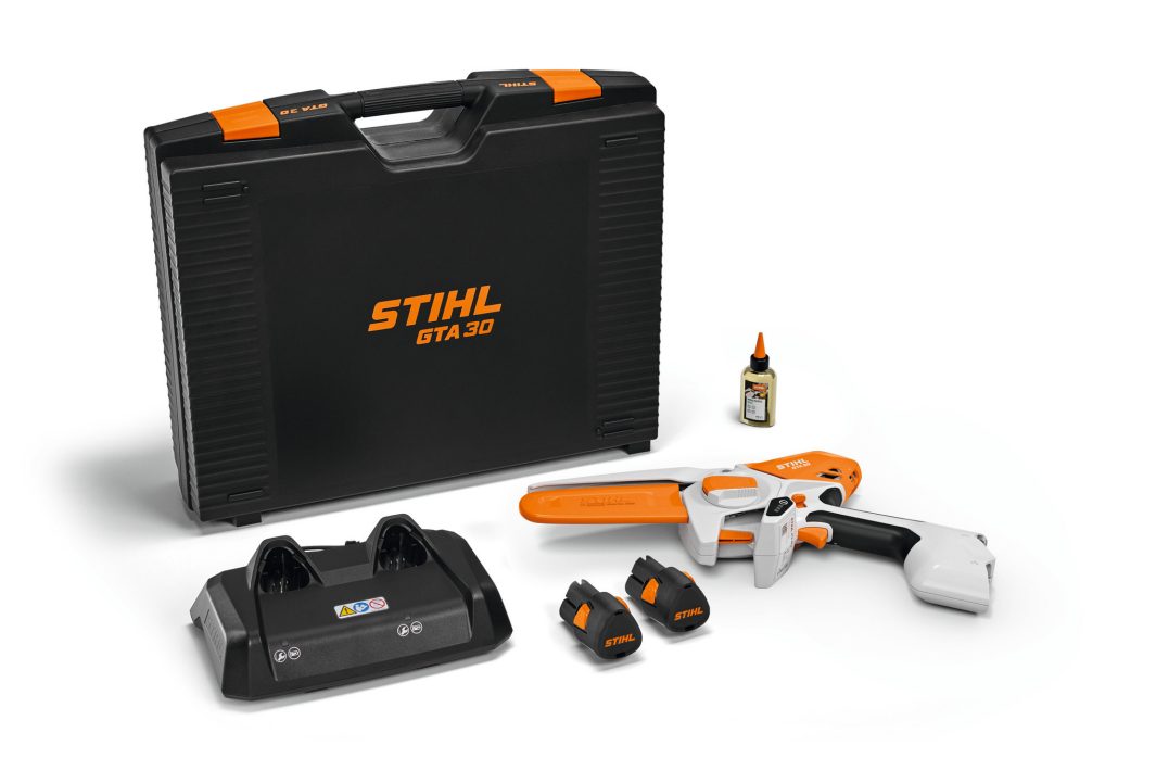 Scie / élagueur à batterie STIHL GTA 30 — Pack (2× batteries AS 2 + chargeur double AL 5-2) Stihl