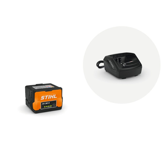 Pack de démarrage STIHL — 1× batterie AK 30 + 1× chargeur AL 101 Stihl