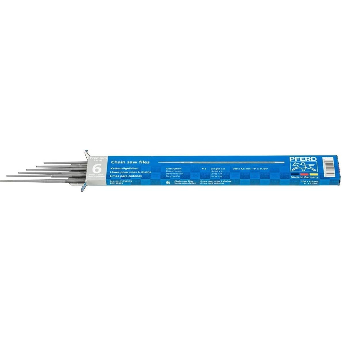 Limes rondes PFERD 5,2 mm - Boîte de 6 PFERD