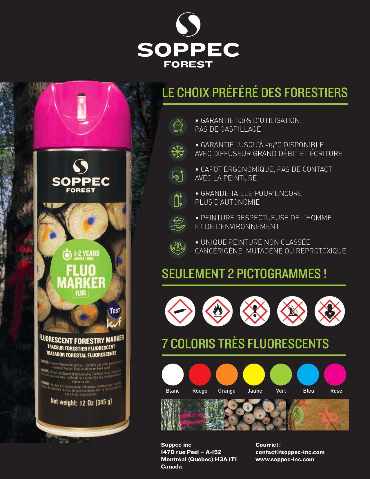 Fluo marker Soppec MS WOOD