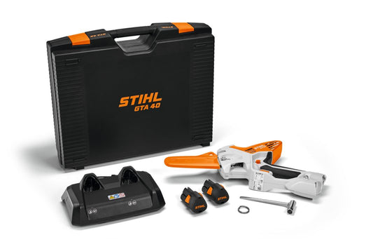 Scie / élagueur à batterie STIHL GTA 40 — Pack (2× batteries AS 2 + chargeur AL 5-2) Stihl