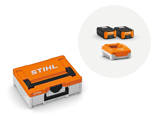 Pack STIHL Battery Box — 2× batteries AP 500 S + chargeur AL 501 Stihl