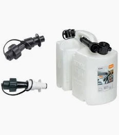 Bidon combiné STIHL transparent — 5L carburant + 3L huile Stihl